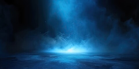 Ethereal nocturne. Intriguing fusion of dark and light capturing essence of mysterious night with abstract elements atmospheric fog and subtle glow ideal for mesmerizing background or creative design