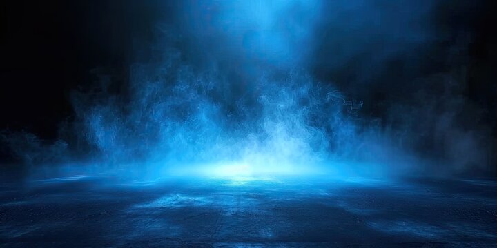 Ethereal nocturne. Intriguing fusion of dark and light capturing essence of mysterious night with abstract elements atmospheric fog and subtle glow ideal for mesmerizing background or creative design