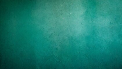 Fototapeta na wymiar old green concrete wall surface rumbled close up dark teal rough background for design