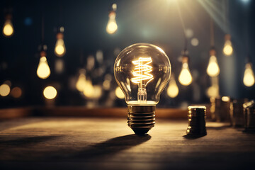 "Illuminating Innovation: The Evolution of the Electric Light Bulb" AI Generated