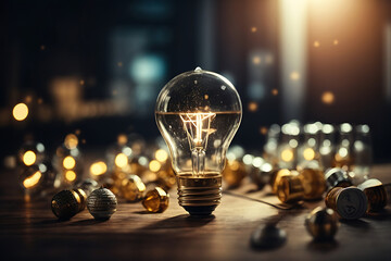 "Illuminating Innovation: The Evolution of the Electric Light Bulb" AI Generated