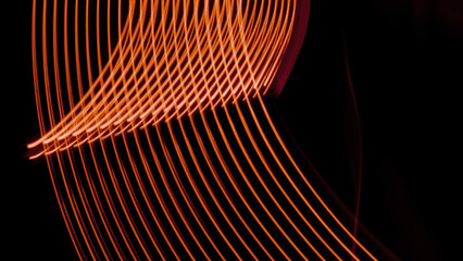 Gaming Setup Background orange