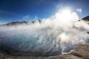Hot springs in Chile