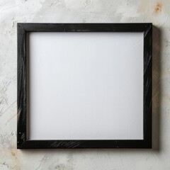 Minimalistic Frame on Clean White Background for Gallery, Wall Art, or Photography Mockup