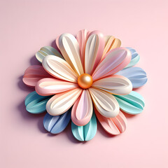 plumeria frangipani flower 3D