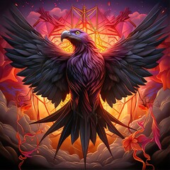 A Close-up of a Kite with Intricate and Colorful Designs