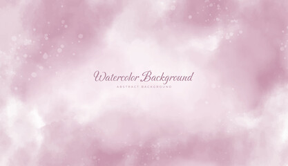 Abstract horizontal watercolor background. Neutral light colored empty space background illustration