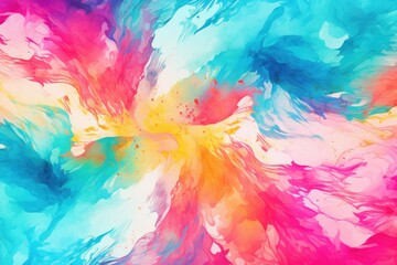 Fototapeta na wymiar Vibrant abstract color explosion, artistic background