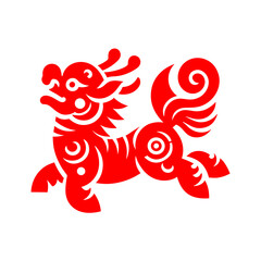  Chinese New Year flat design element