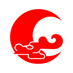  Chinese New Year flat design element