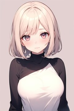 Femme timide