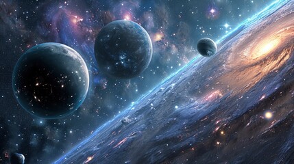 MULTIVERSE, galaxies, planets, stars
