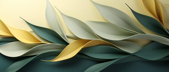 Wallpaper: Olive tree leaves in a close-up view, their soft and wavy shapes forming a tranquil and earthy visual experience