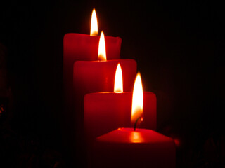 4. Advent Kerzen