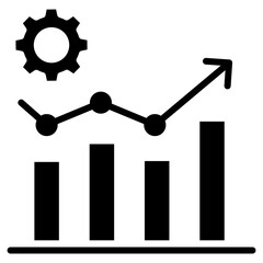 Growth Icon Element For Design