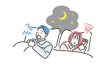 睡眠障害イメージ