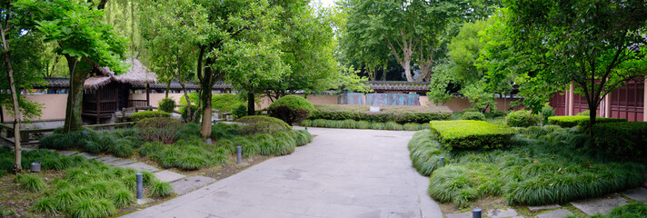 bridge in the antique Chinese park