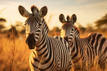 Foto op Plexiglas zebra in the wild © Shawaiz