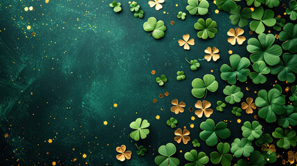 St.Patrick 's Day art background