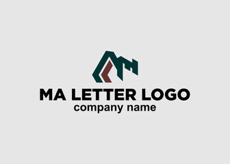 logo ma letter company name