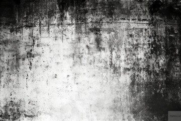 Grunge background of black and white. Abstract illustration texture of cracks, chips, dot. Dirty monochrome pattern of the old worn surface.