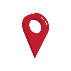 Map pin location icons. Modern map markers . Vector illustration on a white background. Flat design style modern icon, pointer minimal vector symbol, marker sign