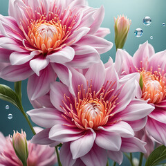 Obraz premium Lilies gorgeous flowers