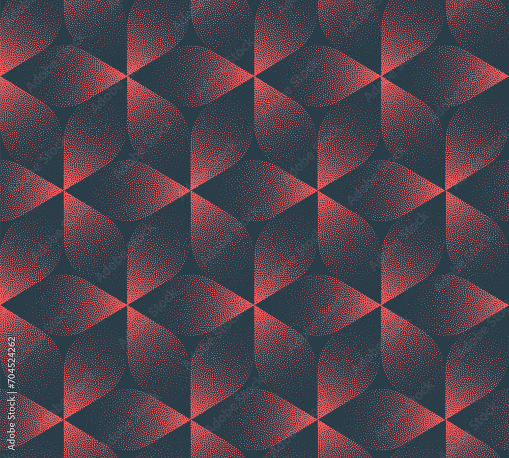 Aufkleber vector modern grid seamless pattern trend red stylish elegant abstract background. endless graphic r