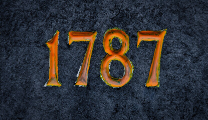 1787 Jahreszahl