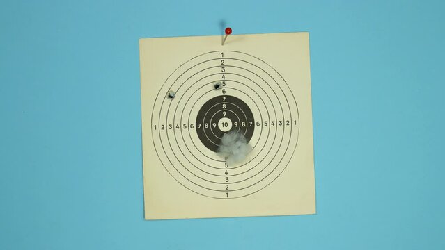 Trying to hit the bullseye. 4K stop motion animation