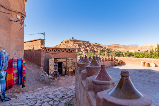 landscape of the interior of Morocco