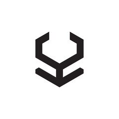Vector y letter business logo icon vector