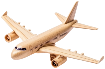 Toy model airplane illustration PNG element cut out transparent isolated on white background ,PNG file ,artwork graphic design.