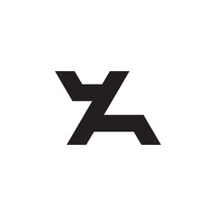 YA Letter Logo stock illustration