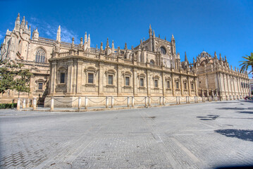 Exterior of the Cathedral of Seville, Spain