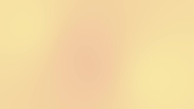 Yellow gradient background. Animation of abstract backdrop