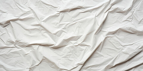 Obraz premium The Art of Wrinkles: A Close-Up of Crumpled White Paper