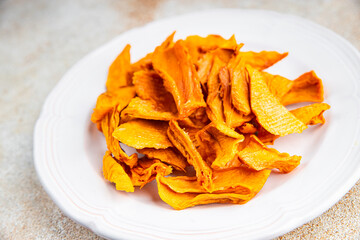 dried mango delicious fruit dried fruit useful fresh delicious healthy eating cooking appetizer meal food snack on the table copy space food