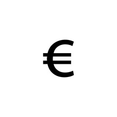 Fototapeta premium euro currency icon vector illustration eps