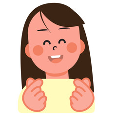 Boys and girls express their love in heart-shaped sign language on Valentine's Day. SVG