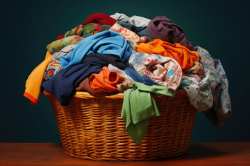 Heap housework textile cotton cleaning laundry dirty basket household clothes