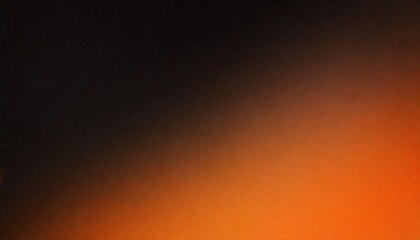 black orange grainy gradient background black backdrop noise texture effect webpage header wide...