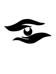 beautiful eyes vector ilustration