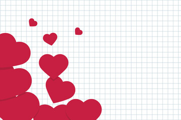 Valentines day. Vector Illustration in Flat Design. Stock Vector