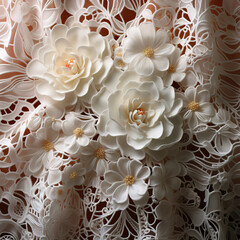 Eternal Bloom: A Symphony of Sculpted Flowers