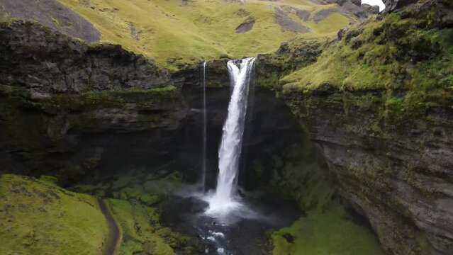 waterfall in Iceland
