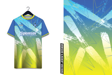 Vector futuristic abstract background pattern for sport jersey design