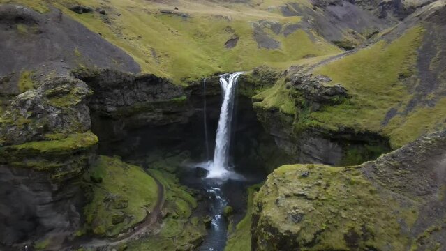 waterfall in Iceland