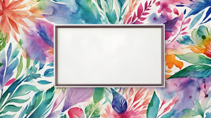  Abstract floral background elements for design.  AI generated image. AI generated image