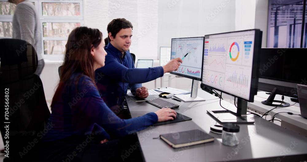 Poster KPI Business Analytics Data Dashboard